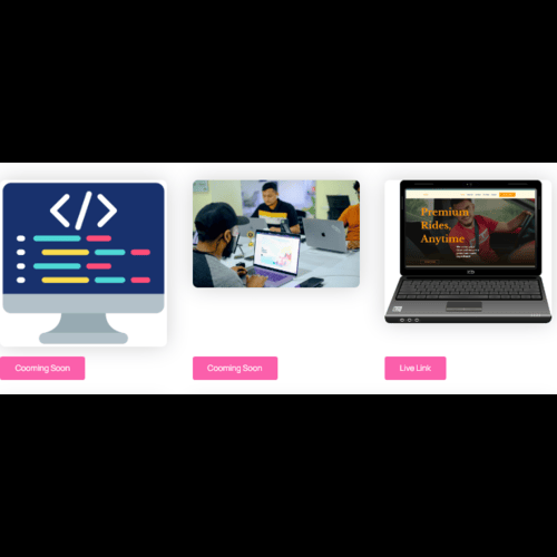 Creative portfolio website showcasing modern web design projects